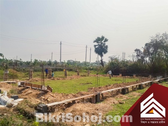 North Facing 5 Katha Plot Sale, Sector 8 in RAJUK Purbachal